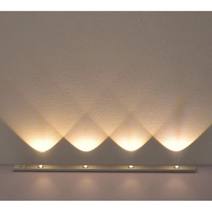 LED lamp with motion sensor 4 lamps 40 cm with Battery