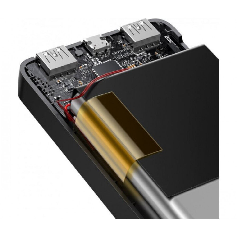 Power Bank 20000 mAh | 15W | Digital Display - Baseus (PPDML-J02) - PPDML-J02 White