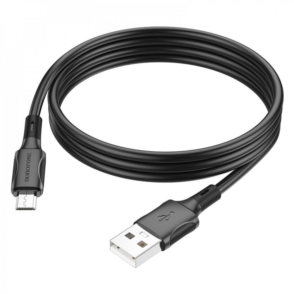 Cable Micro 2.4A (1m) – Borofone BX80 – Black