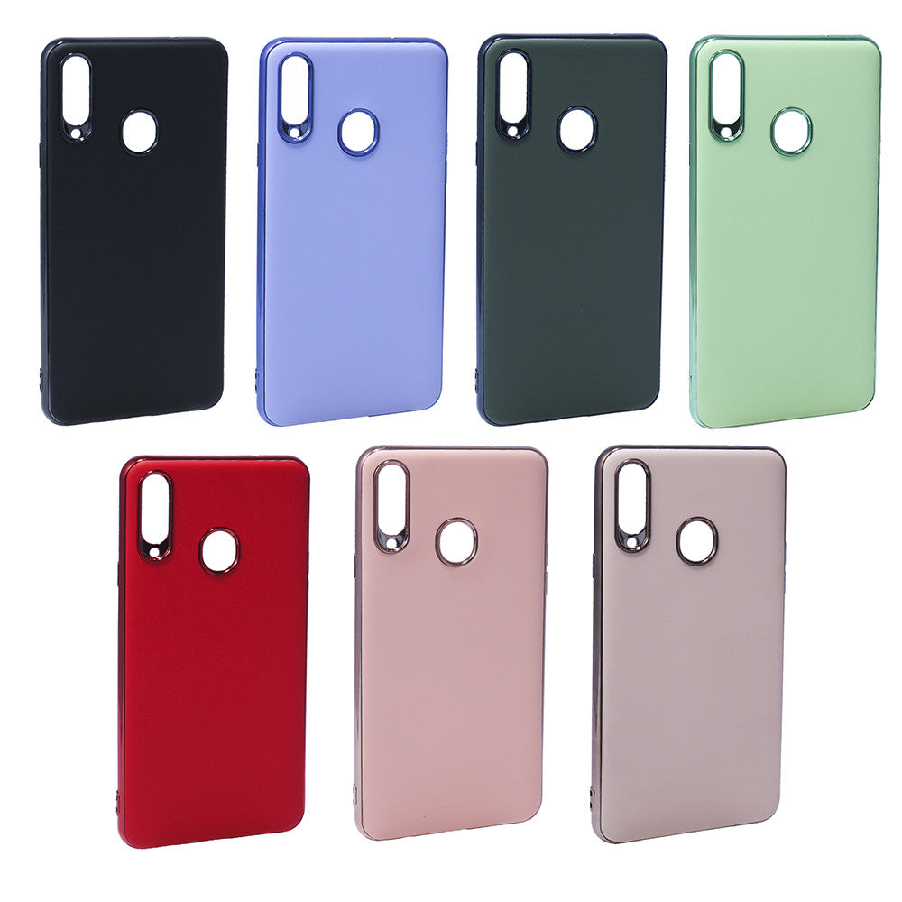 Matte Silcone Case – Samsung A20s (No Logo) – Black