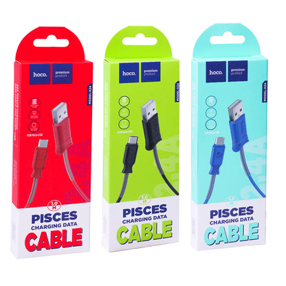 Lightning cable 2A (1m) – Hoco X24 – Black