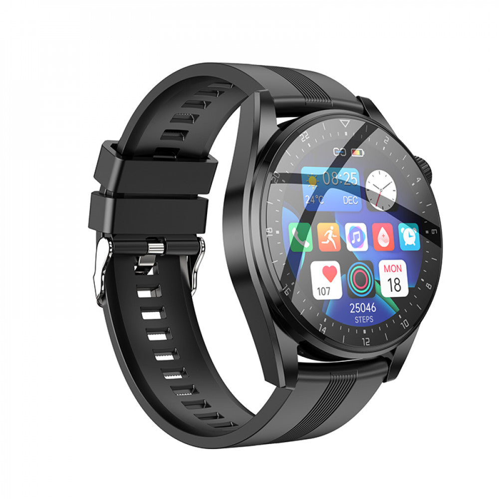 Smart Sports Watch (Call Version) Hoco Y9 – Black