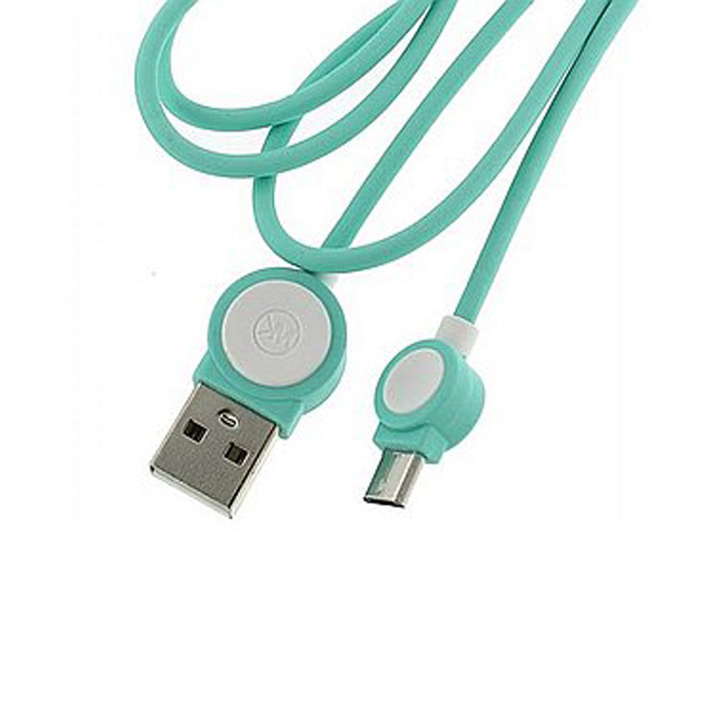 Cable Micro 2.1A (1m) - Remax Rattle Drum Blue Red Gray