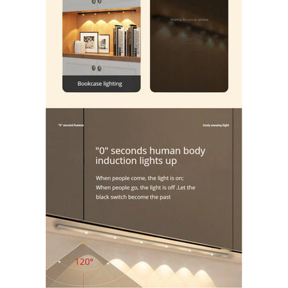 LED lamp with motion sensor 4 lamps 40 cm with Battery