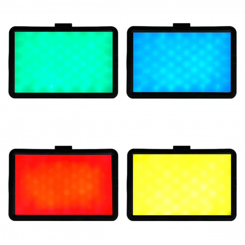 LED video light lamp | 16 cm 6" | 4 color filters | 120 Lights | USB | 12W,2V