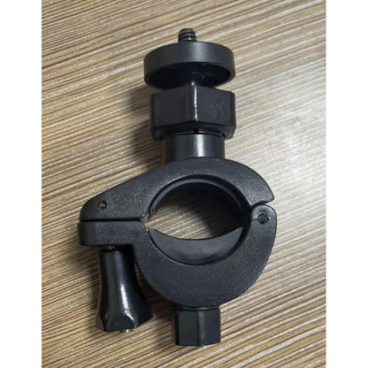 Mounting a GoPro camera (1/4" screw) to a bicycle pipe/handlebar