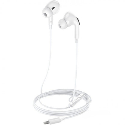 Lightning headphones with microphone – Borofone BM30 Pro – White