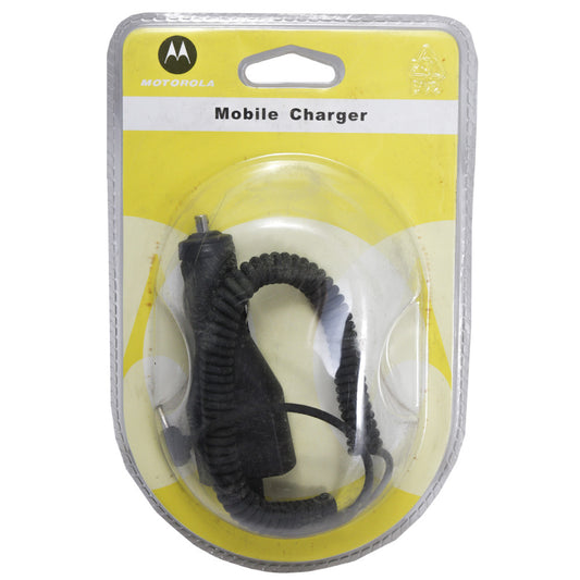 Car Charger | 1.0A | 1U | High Copy | Cord Cable – Blister Motorola V3 Black
