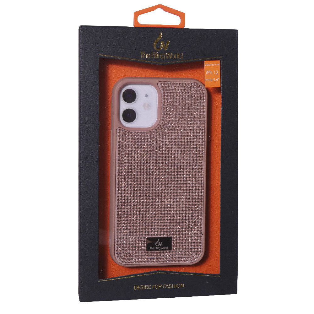 Bling World Luxury Diamond Case (TPU) for iPhone 12 Mini 5.4" - Silver