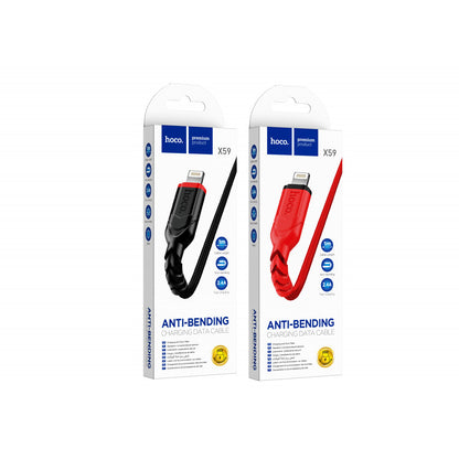 Lightning Cable 2.4A (1m) — Hoco X59 — Black