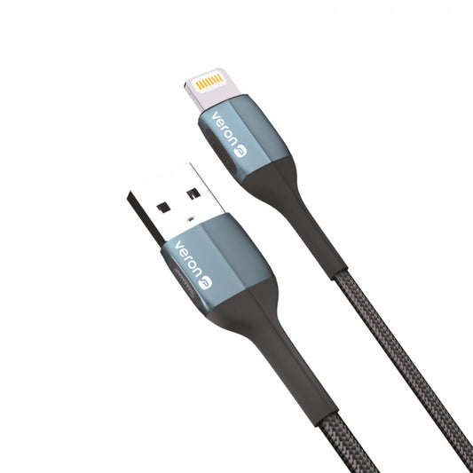 Кабель Lightning 2.4A (1m) — Veron NL09 Nylon — Black