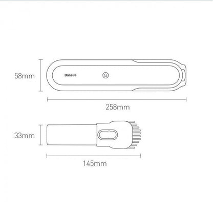 Car Vacuum Cleaner – Baseus (VCAQ010001) A1 Dark Space Black – VCAQ010001 Black