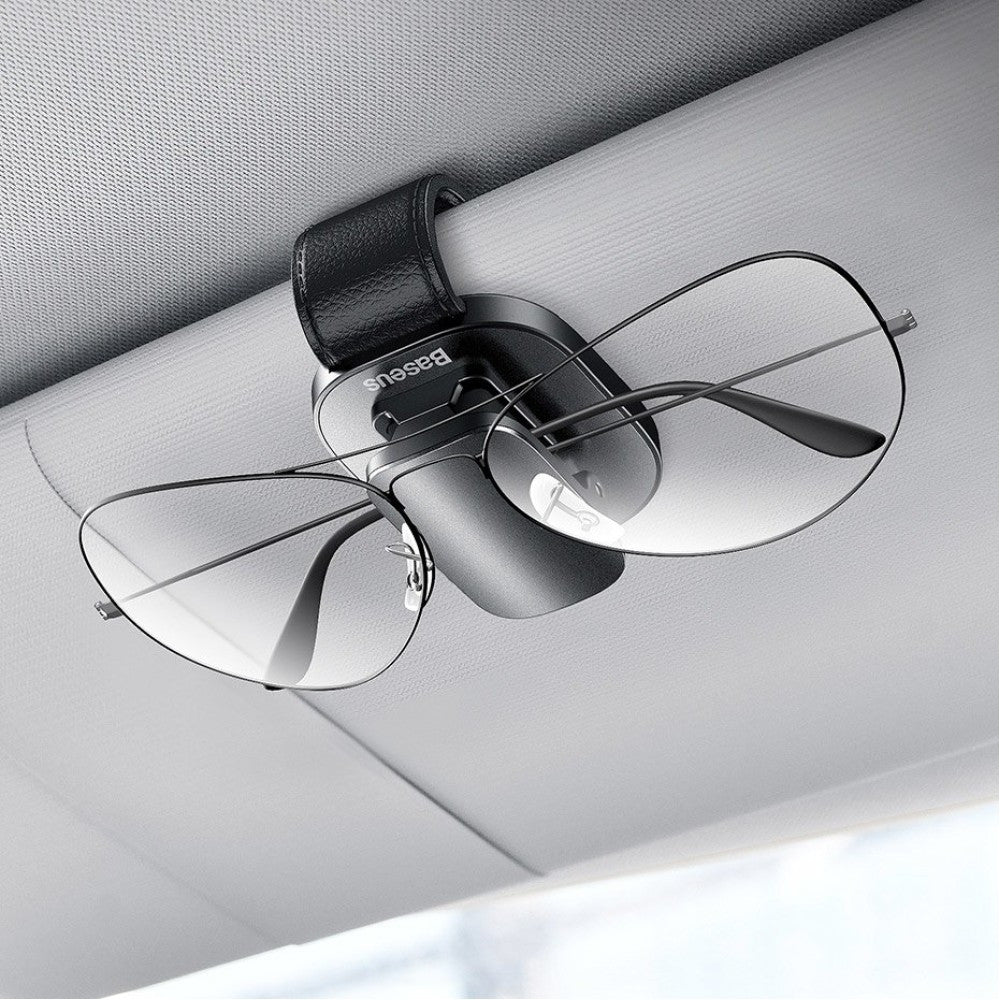 Platinum Vehicle eyewear clip – Baseus (ACYJN-B) ( clamping type – ACYJN-B0S Silver