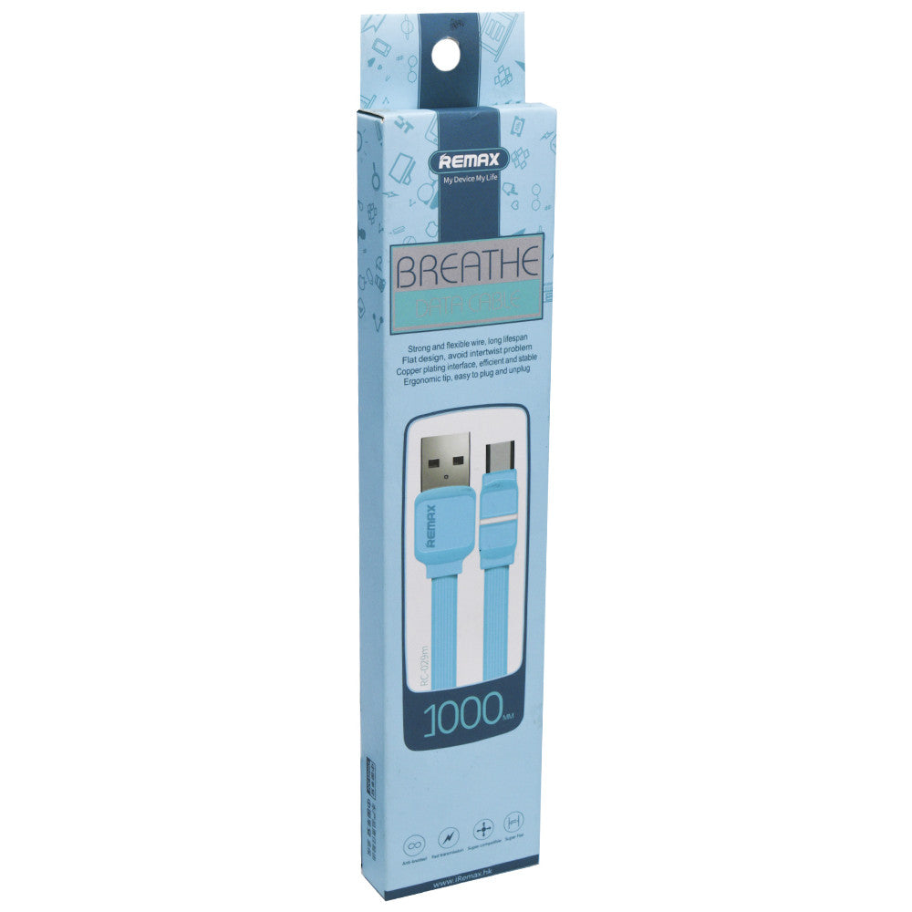 Micro 2.1A Cable (1m) — Remax (RC-029m) MultiColor