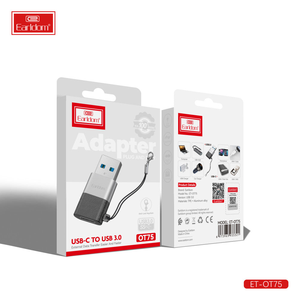 Adapter USB A To USB C – Earldom ET-OT75