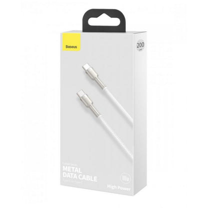 USB C to C cable 100W PD (2m) – Baseus (CALD000302) Dynamic Series White