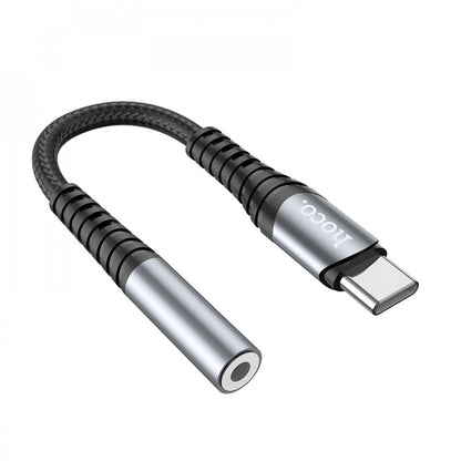 Adapter USB C To 3.5mm Hoco LS33 – Metal Gray