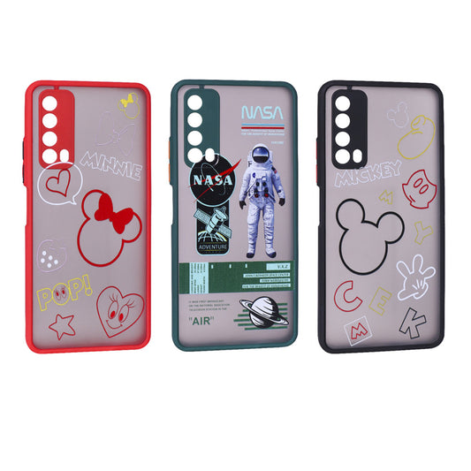 Stickers Series TPU Case – Huawei P Smart 2021 – Black