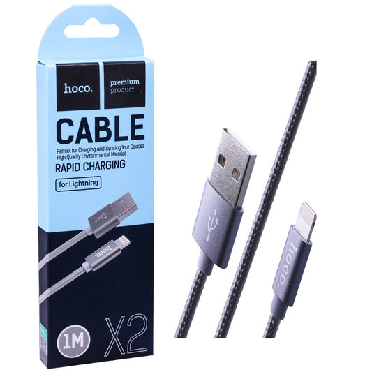 Lightning cable 2A (1m) – Hoco X2 – Tarnish