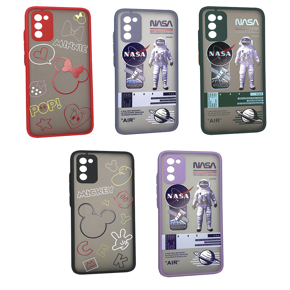 Stickers Series TPU Case – Samsung A02 ; A02S – Lilac