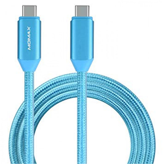 USB C cable 2.4A (1m) - Momax DTC10 - Blue