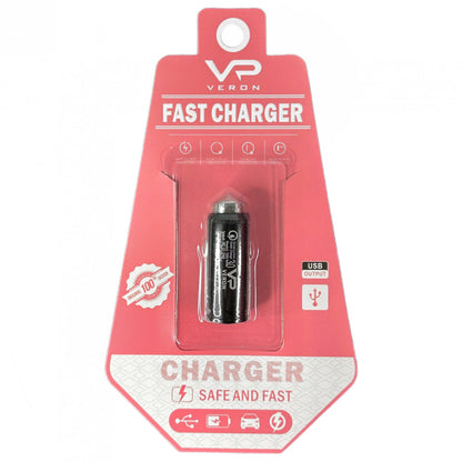 Car Charger | 3.0A | QC3.0 – Veron T05 QC3.0 Metal Blister Packing