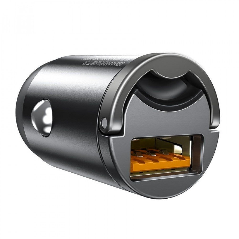 Car Charger | 30W | 1U – Baseus (VCHX-A0G) Tiny Star Mini Quick Charge USB Port Gray – VCHX-A0G Gray