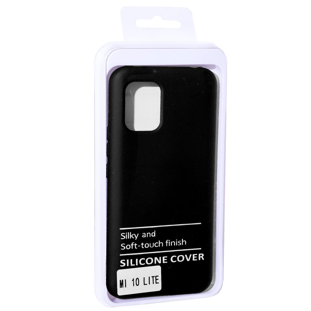 Original Silicone Case – Xiaomi Mi 10 Lite – Black (1)