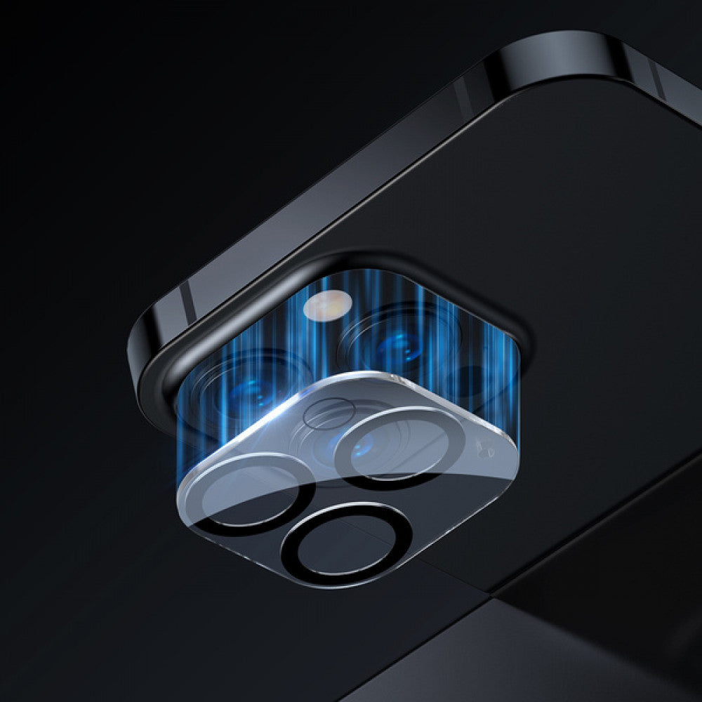 Zahisne sklo Baseus (SGQK000102) Full-Frame Lens Film - iPhone 13 Pro 6.1" ; iP13 Pro Max 6.7" Triple Camera 2021 (2pcs/pack) - SGQK000102 Transparent