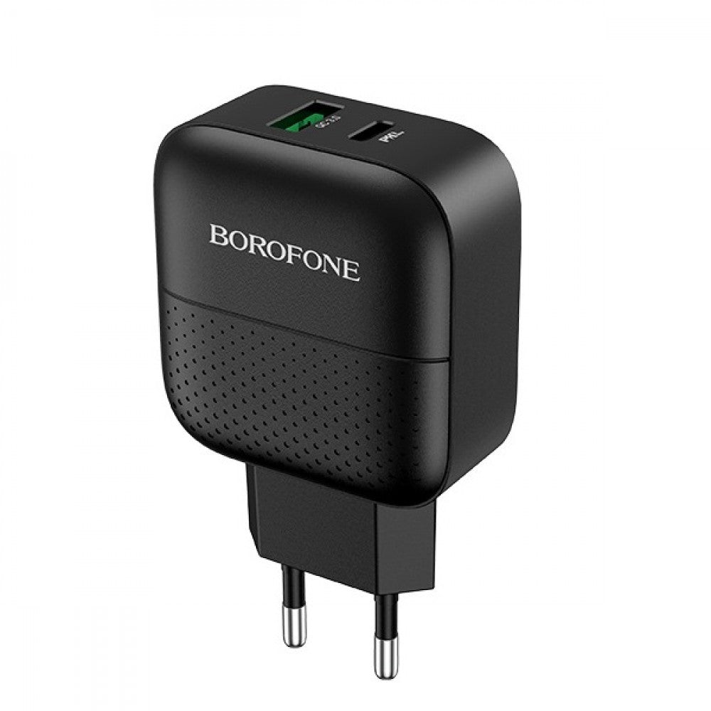 Home Charger | 20W | PD | QC3.0 – Borofone BA46A – White