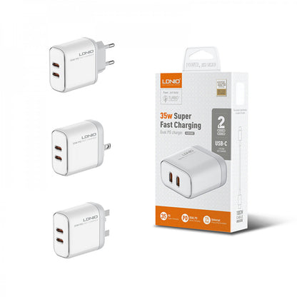 Home Charger | 35W | 2C – Ldnio A2528C White