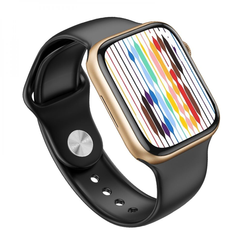 Borofone BD1 smart sports watch(call version) – Bright Silver