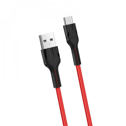 USB C cable 2.4A (1.2m) – Hoco U31 – Black