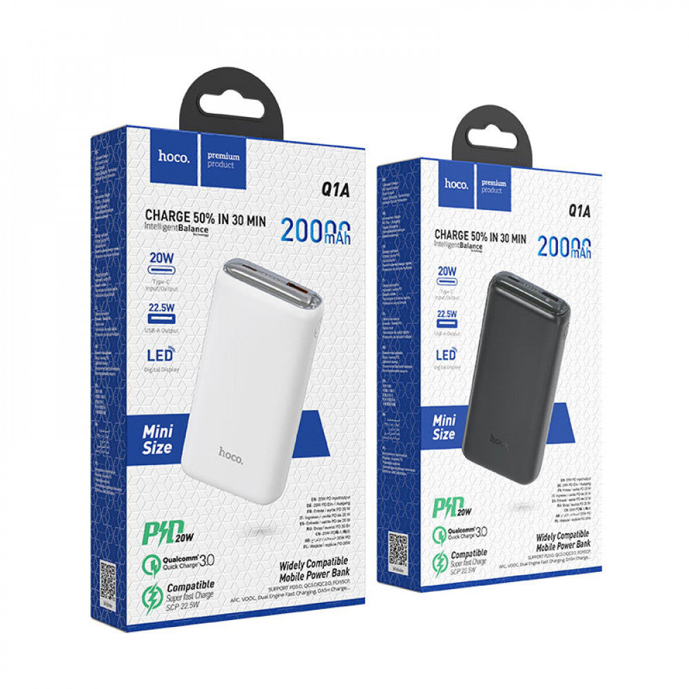 Power Bank 20000 mAh – Hoco Q1A – White