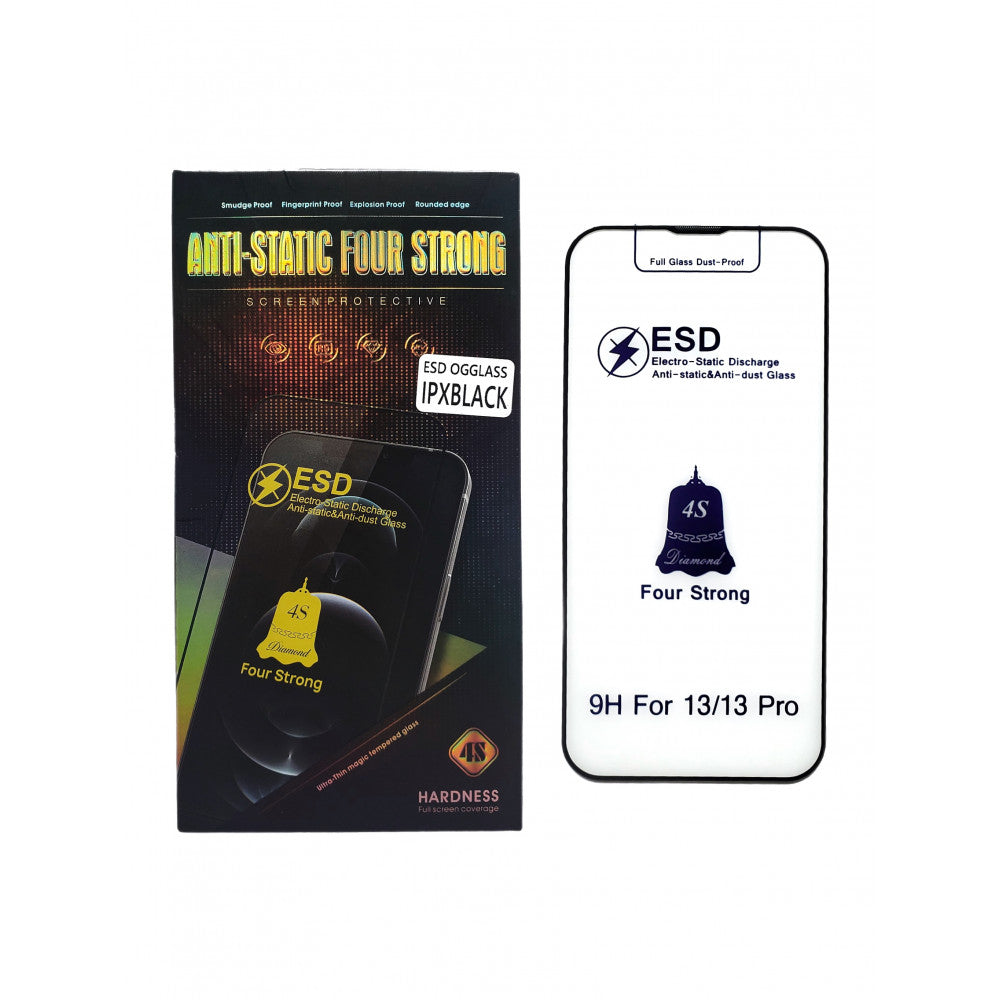 Zahisne sklo ESD - iPhone 14 Pro Max; 15 Plus - Black