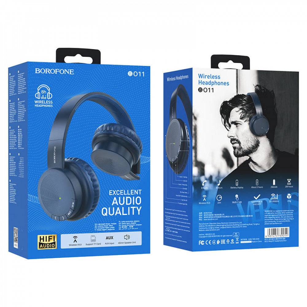 Bluetooth headphones – Borofone BO11 Maily – Black