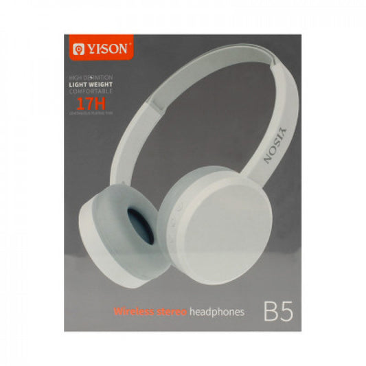 Bluetooth Headphones – Yison B5 – White