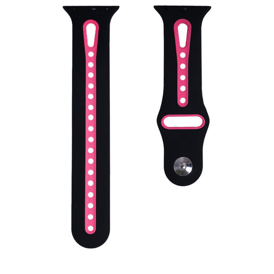 Reminets Sport Nike New Design – Apple Watch 42 mm | 44mm | 45mm | 49 mm – Neon pink &amp; Black