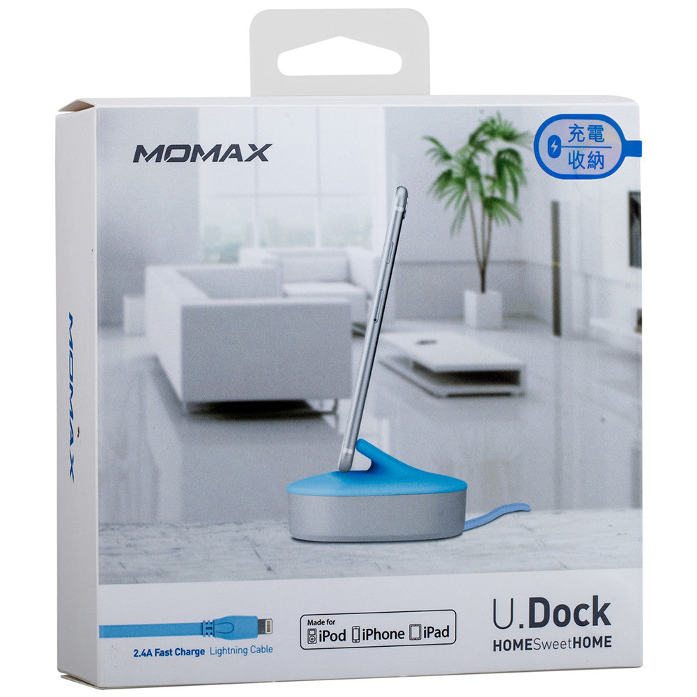 U Dock Sation – Momax (UD1LB) Lightning to USB cable (1m) White