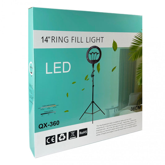 LED Ring Lamp (36 cm) QX-360