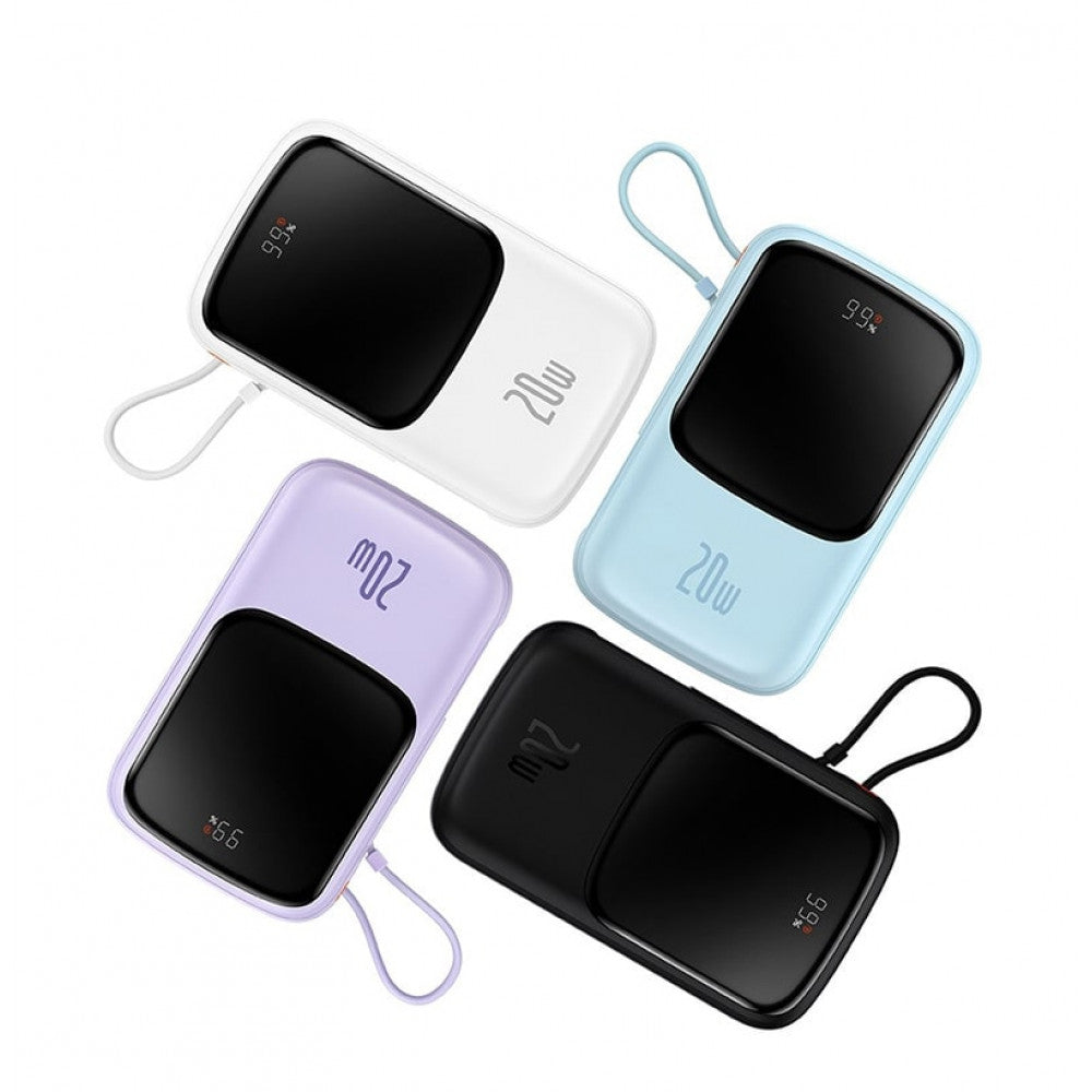 Power Bank 20000 mAh | 20W | Digital Display – Baseus (PPQD0400) – PPQD040001 Black