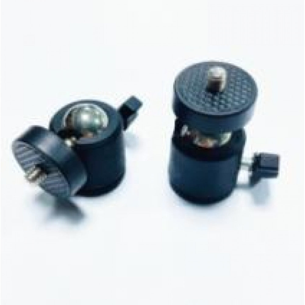 360° Articulating Mount for LED Lamp, Camera, GoPro to Tripod, Metal Head