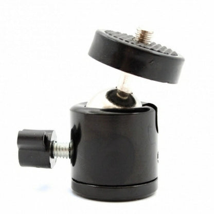 360° Articulating Mount for LED Lamp, Camera, GoPro to Tripod, Metal Head