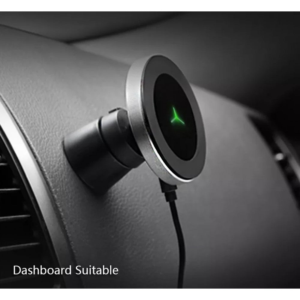Auto-trimach magnetic on an adhesive base and on an air duct with wireless charging - 360 degrees
