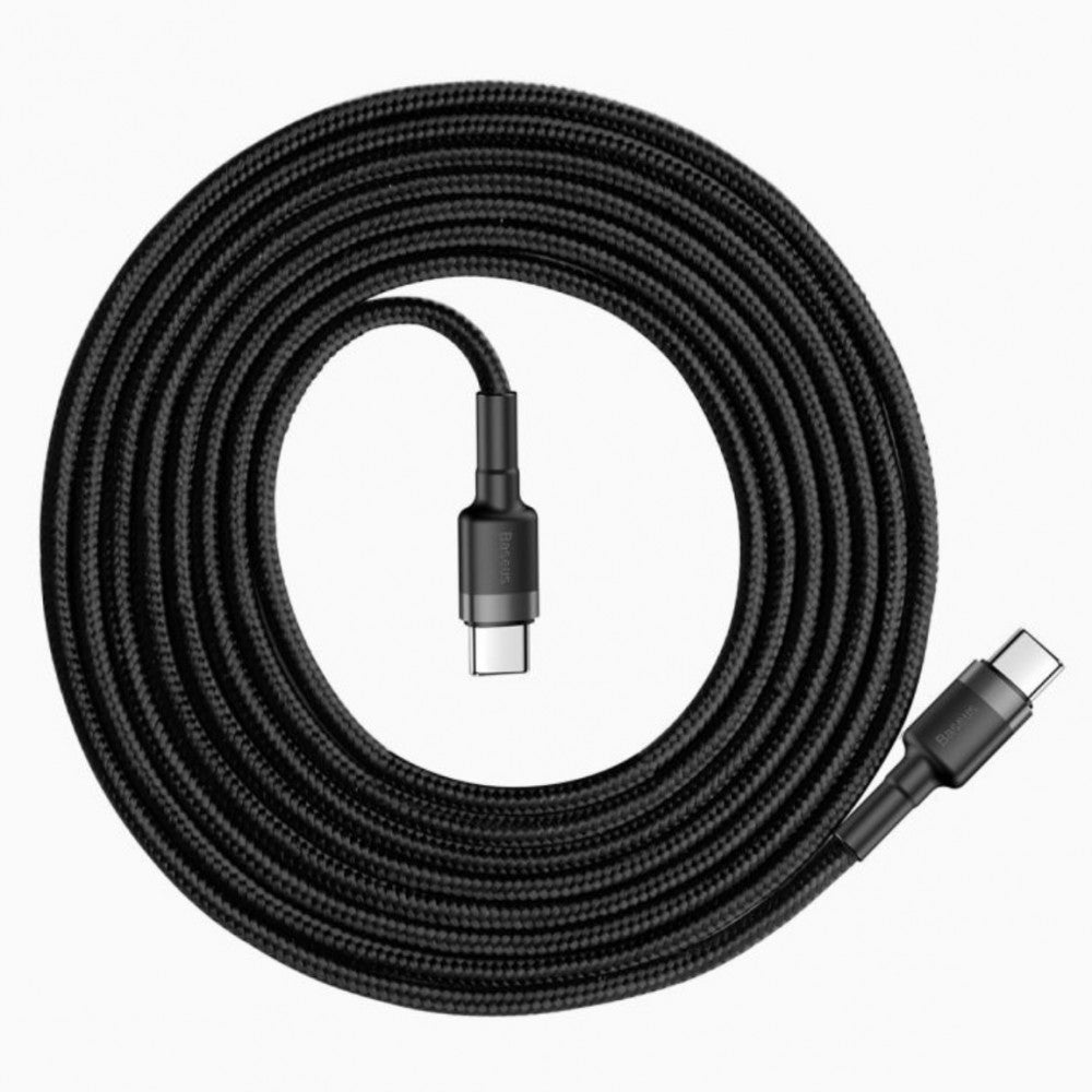 USB C to Lightning Cable 20W (1m) – Baseus (CATLKLF-G) Cafule Series – CATLKLF-G1 Black