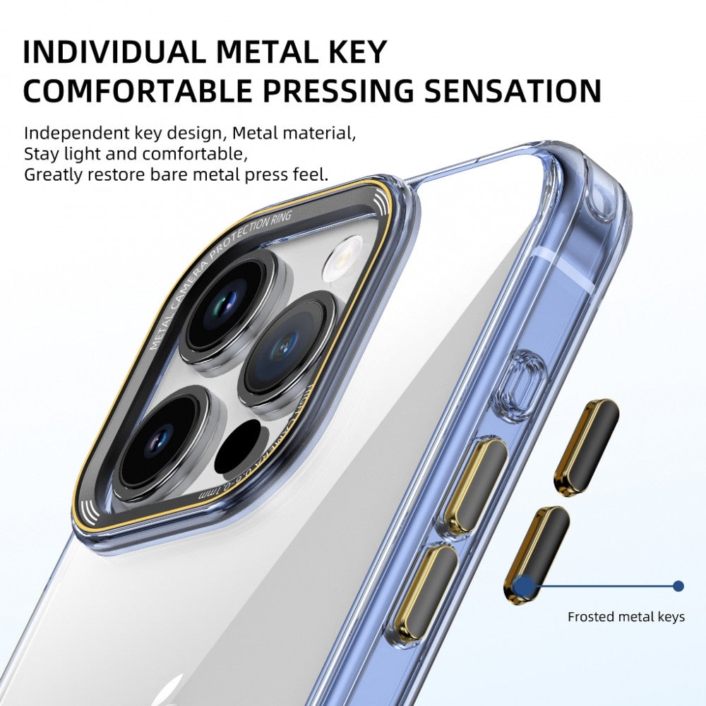 Ipaky MJ Series TPU Case – iPhone 15 Pro Max – Blue