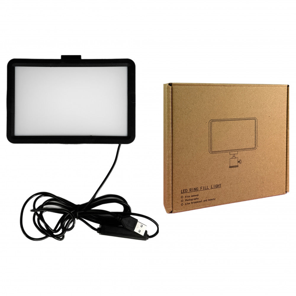 LED video light lamp | 16 cm 6" | 4 color filters | 120 Lights | USB | 12W,2V