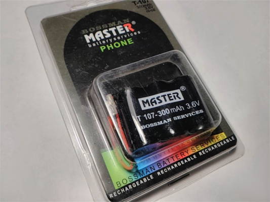 Bossman Master T 107-300mAh 3.6V