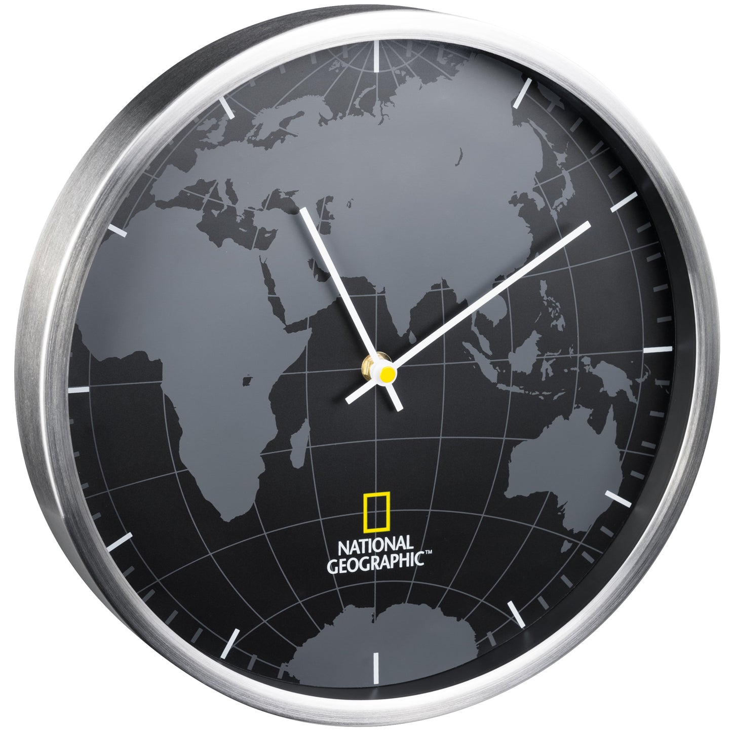 Часы настенные National Geographic World Map Aluminium (9080000)