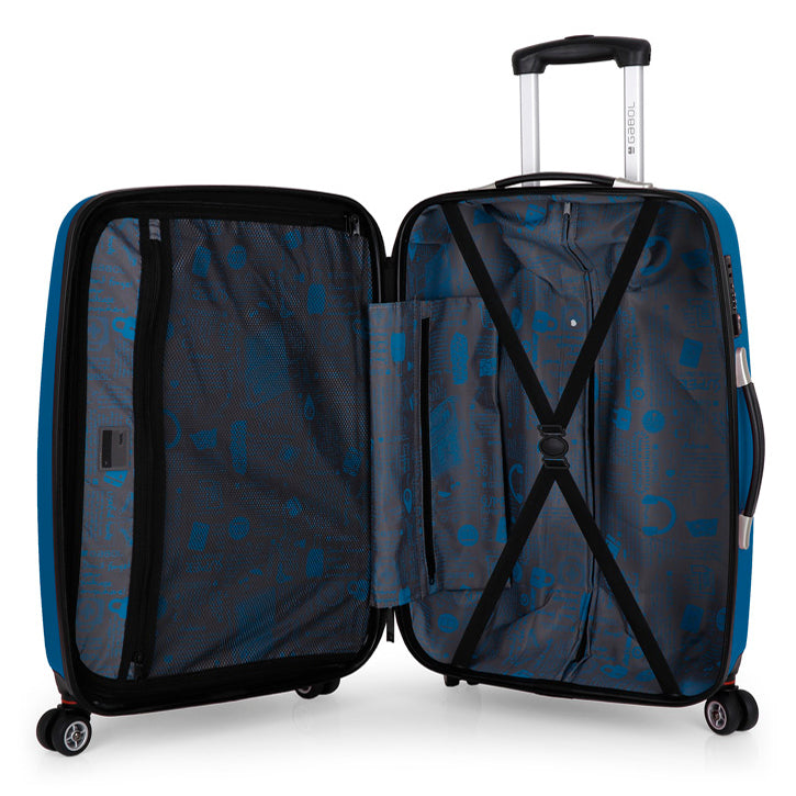 Suitcase Gabol Line (M) Blue
